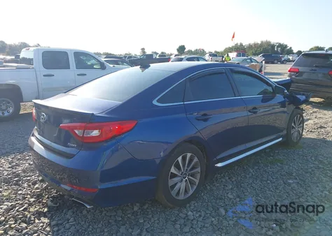2015 Hyundai Sonata Sport из США, поврежденный, VIN 5NPE34AF7FH084837